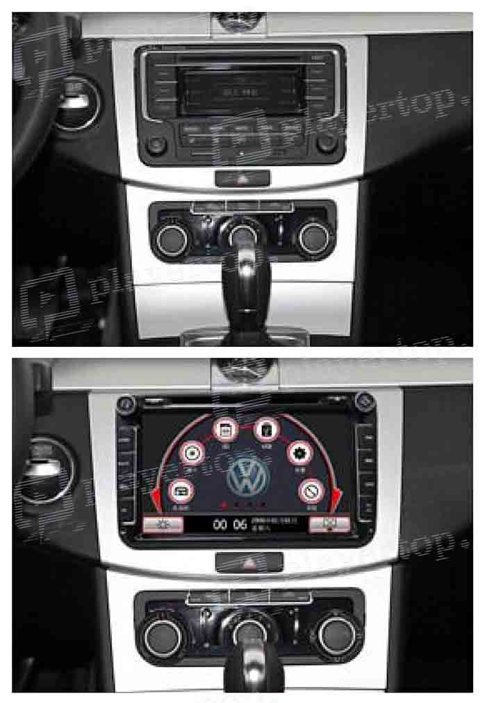 installation autoradio volkswagen magotan 2012 2014